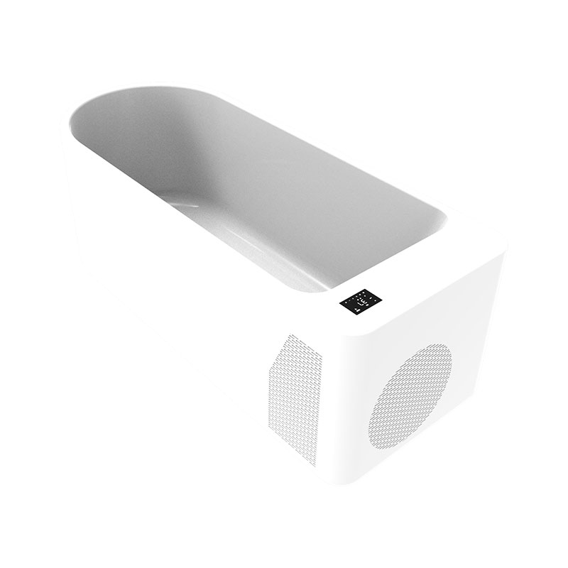 చిల్లర్తో యాక్రిలిక్ ఐస్ బాత్ టబ్