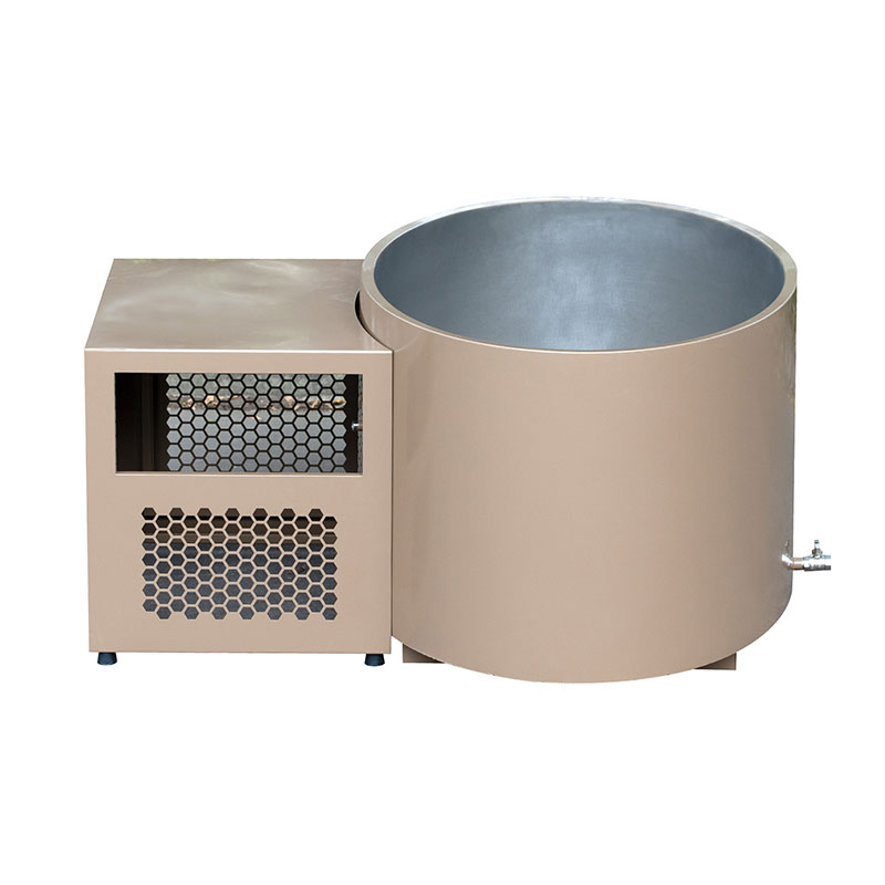 షాంపైన్ గోల్డ్ ఫుల్ 304 స్టెయిన్‌లెస్ స్టీల్ కోల్డ్ ప్లంజ్ టబ్