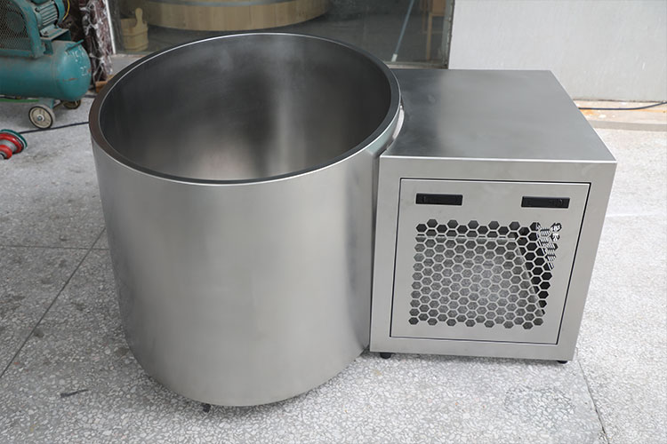 All-Stainless Steel Oval Cold Plunge Tub